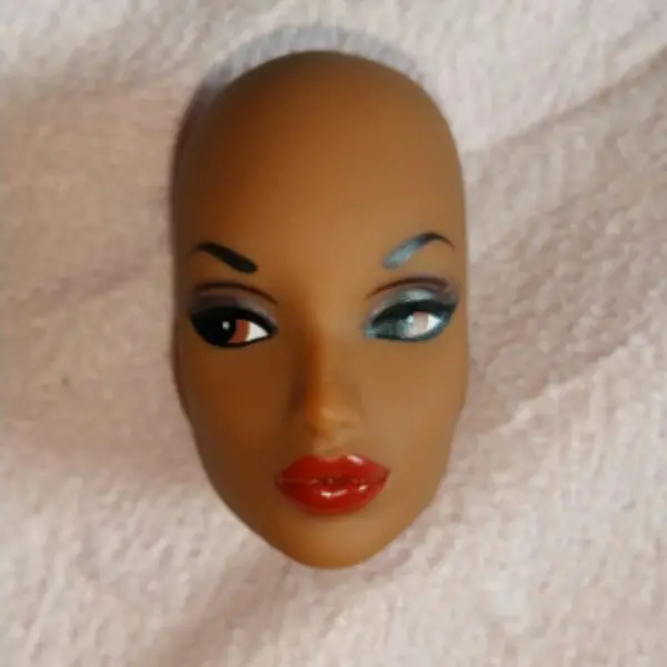Редкая антикварная Ограниченная Коллекция это кукла голова Мода роялти кукла лысый голова с волосами подарок DIY кукла игрушка часть повязка игрушка голова
