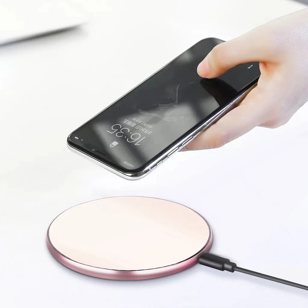 10 Вт Быстрое беспроводное зарядное устройство для iPhone 11 Pro XS Max XR X 8 samsung S10 S9 Note 10 9 Xiaomi huawei Quick Qi зарядная площадка док-станция