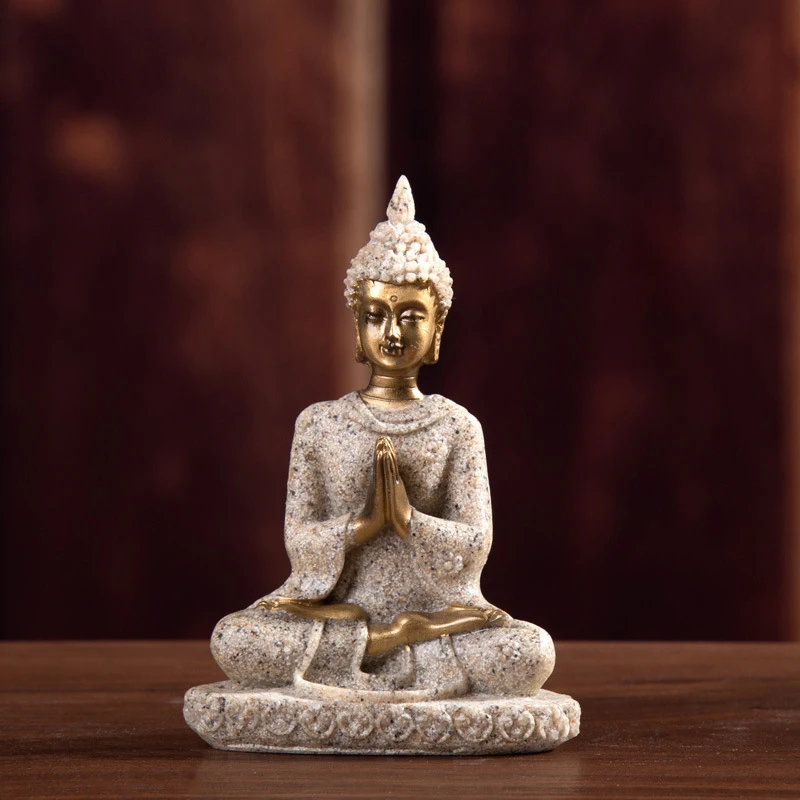 Fengshui уникальная фигурка Будды тайская скульптура буддистская статуя из смолы