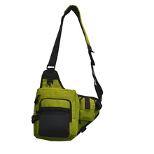 Застежка-молния износостойкая сумка для рыбалки через плечо мягкая поясная сумка для отдыха на открытом воздухе эргономичная сумка для хранения приманки регулируемые лямки