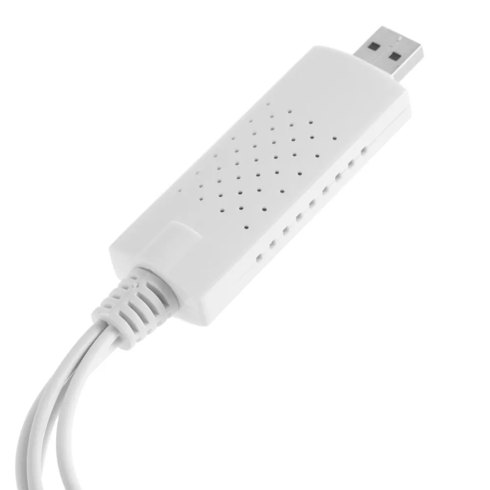 1 комплект USB2.0 видео ТВ тюнер DVD Audio Capture карты Converer адаптер для компьютера CC ТВ Камера Win7/8 White оптом