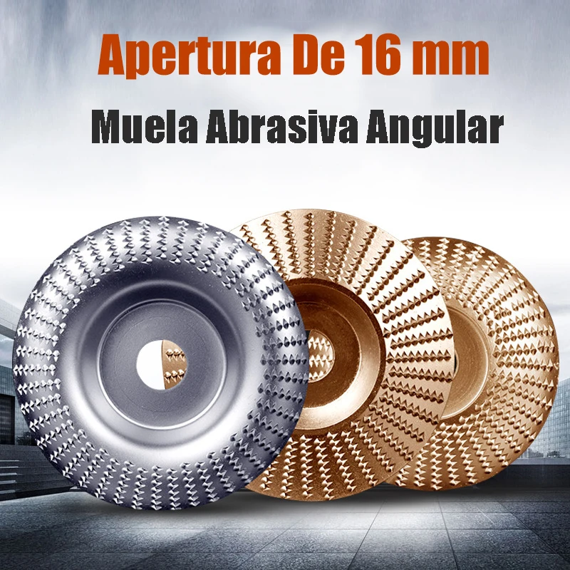 Angle Grinder Disc Wood Engraving Polishing Grinding Wheel Arc Plane Oblique Rotating Tool 16mm Aperture | Инструменты