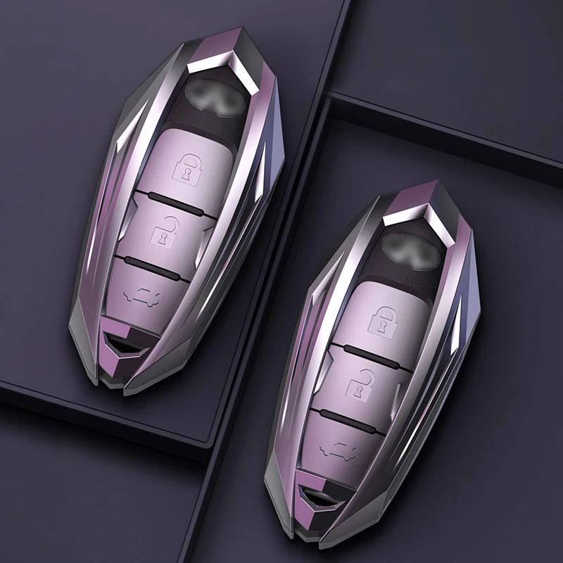 

1 Pcs Zinc Alloy Car Key Protective Cover Shell Case Buckle for Infiniti FX35 QX60 G35 G37 EX FX Q60 QX50 QX70 Car Accessories