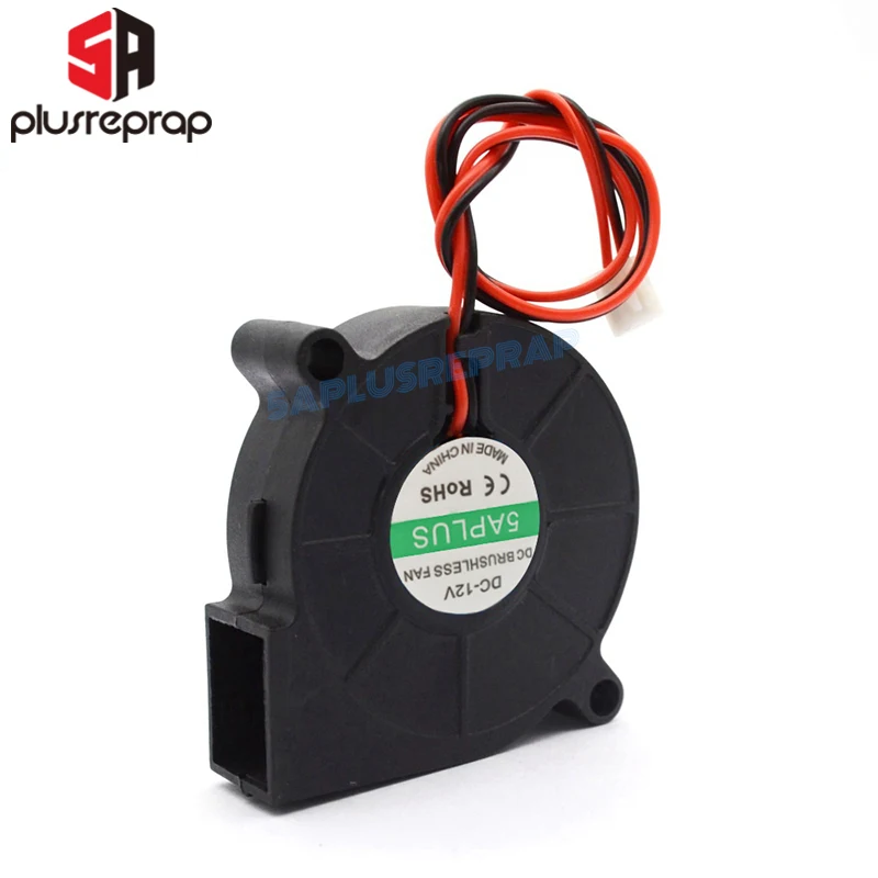 5015 Oil/Ball Bearing Fan 12V/24V Brushless DC Cooler Blower 50x50x15mm Black Plastic Kits J-Head Hotend  Extruder 3D Printer