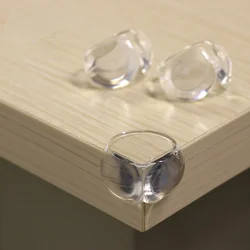 Protecteur de bord de Table en Silicone pour enfants, 4 pièces, couvercle de Protection de bord de coin de Table anti collision pour enfants 