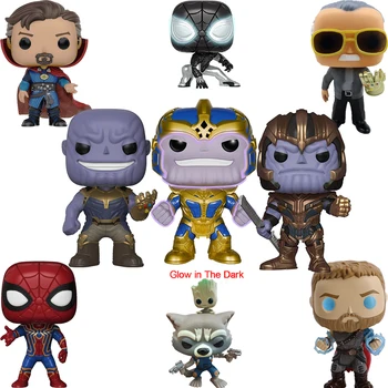 

FUNKO POP Marvel Avengers Iron Man Captain America Brinquedos PVC Action Figures Collection Model Original Box Gifts Toys 2F26