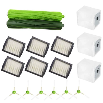 

Replacement Parts Kit for IRobot Roomba I Series I7 I7+ I3 I3+ I6+ Plus Vacuum Multi-Surface Rubber Brushes