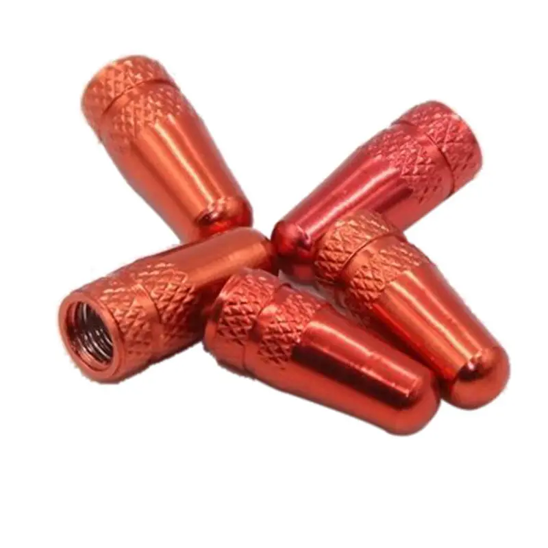 2pcs Aluminum Alloy Bicycle Tire Valve Cap Light Mountain Bicycle Tire Cap British or American Tire Valve Protector Accessories
