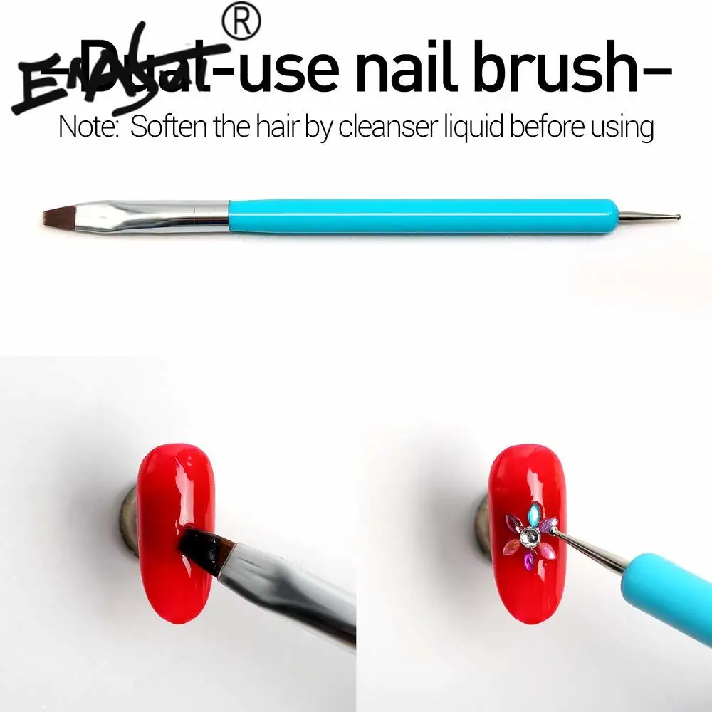 Nail Art 5ml Nail Glue Gel 2pcs Adhesive Resin Gem Jewelry Diamond Gel Nail Polish Decoration Pen Tools Nail Crystal Rhinestone