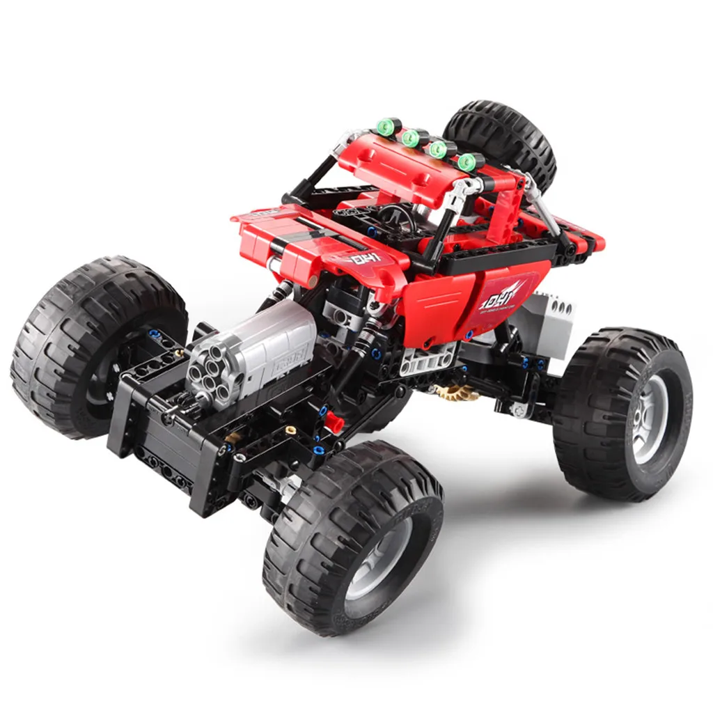 2,4 г внедорожник автомобиль DIY строительные блоки кирпичи RC моделирование автомобиля игрушки