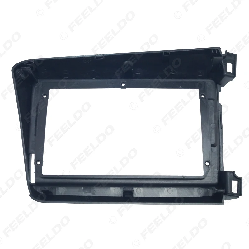 FEELDO автомобиль 2DIN CD/DVD gps навигация фасции Рамка адаптер для Honda Civic 12-15 " Audi приборная панель рамка Установка отделка комплект