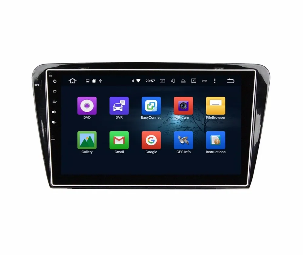 10," Восьмиядерный Android 9,0 Автомобильный gps Радио навигатор для Skoda Octavia Laura 2013- с 4G/Wifi DVR OBD