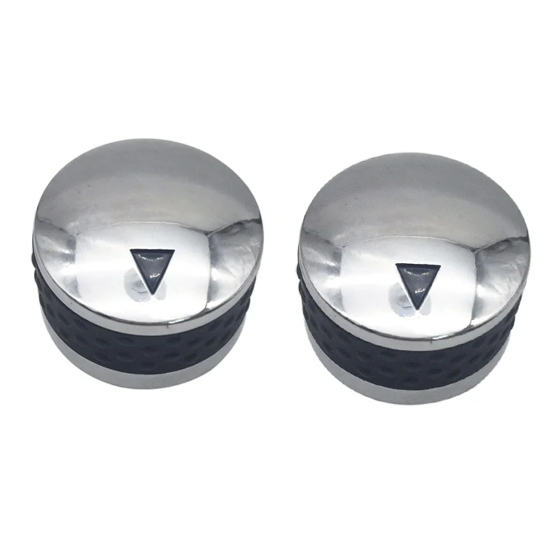 

2PCS Gas BBQ Grill Stove Control Knob Handle Metal with Chrome Plated Rotary Switch Gas Appliance Valve Temperature Knobs