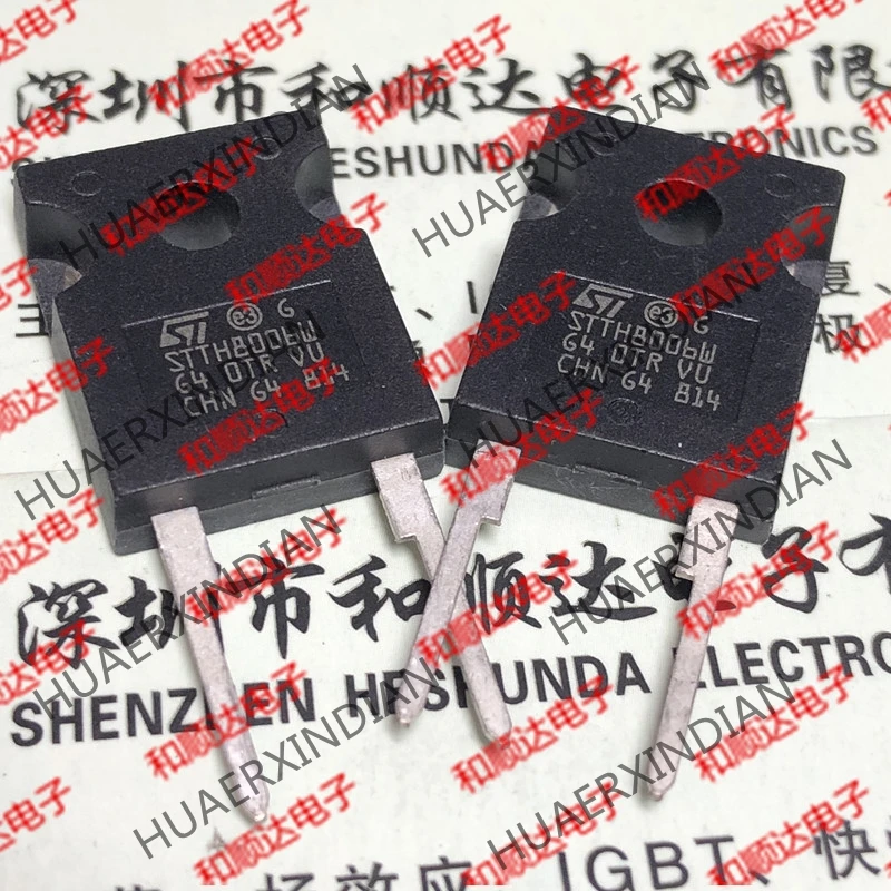 5 шт., новые оригинальные кнопки STTH8006W-247 600V 80A