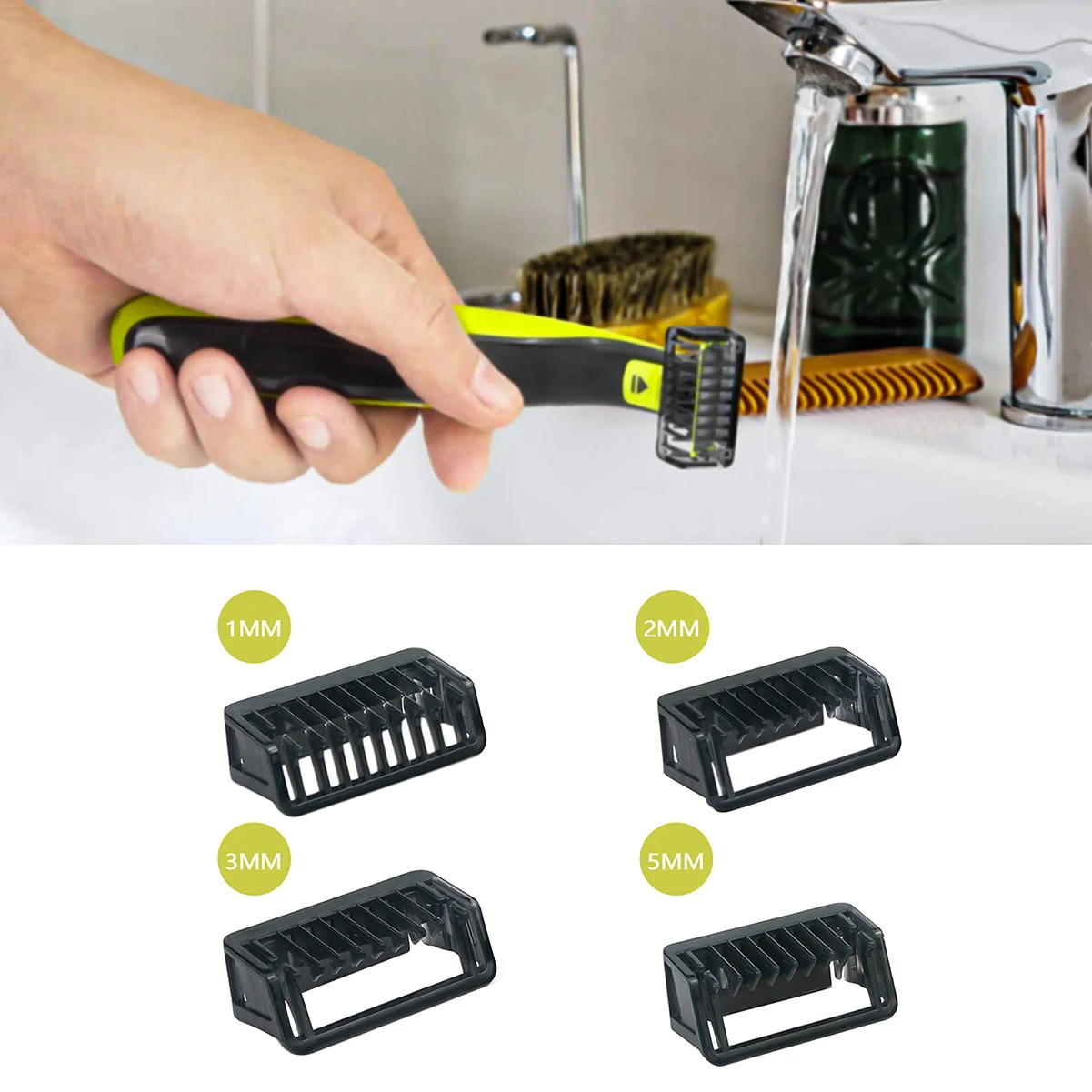 

Comb 1/2/3/5 Mm Trimmer Clipper Body Skin For P-hilips Norelco Oneblade