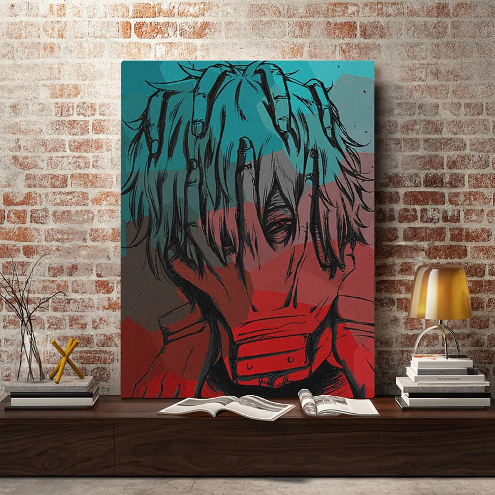 

My Hero Academia Tomura Shigaraki Posters Gift Canvas Anime Wall Art Pictures Home Decor Paintings For Living Room Decorations