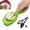 Stainless Steel Egg Slicer Egg Split Device Handheld Mushroom Kiwi Divider Tomato Cutter Multifunction Slicing Mould
