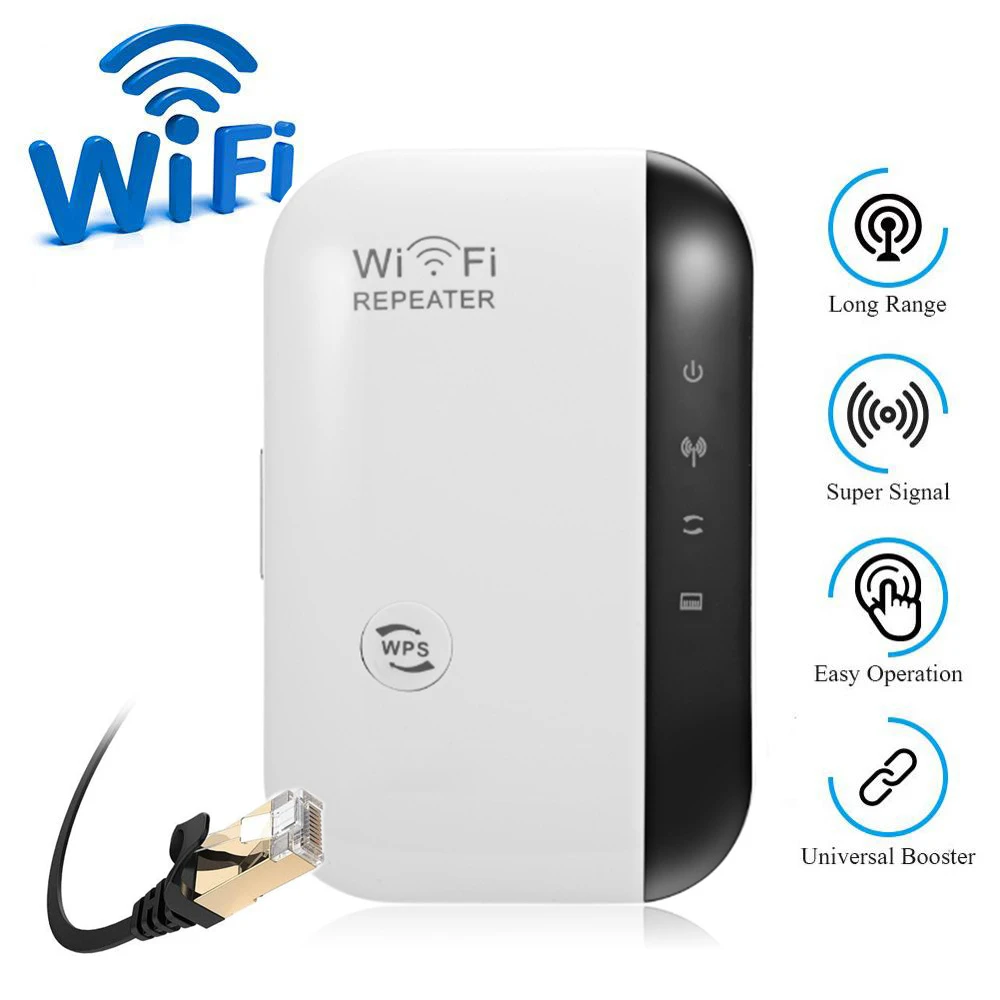 Wifi Range Extender WiFi Signal Amplifier Wireless WiFi Repeater 300Mbps 802.11N Wi Fi Booster Long Range Repiter