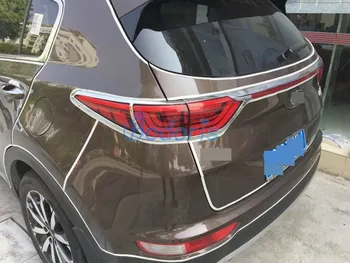 

Taillight Cover Rear Light Overlay Frame Trim Chrome Car Styling For Kia Sportage KX5 QL 2016 2017 2018 Accessories