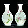 Jingdezhen Ceramic Thin Bodied Lotus Vase Flower Arrangement Chinese Style Living Room Decoration Craft Ornament 1
