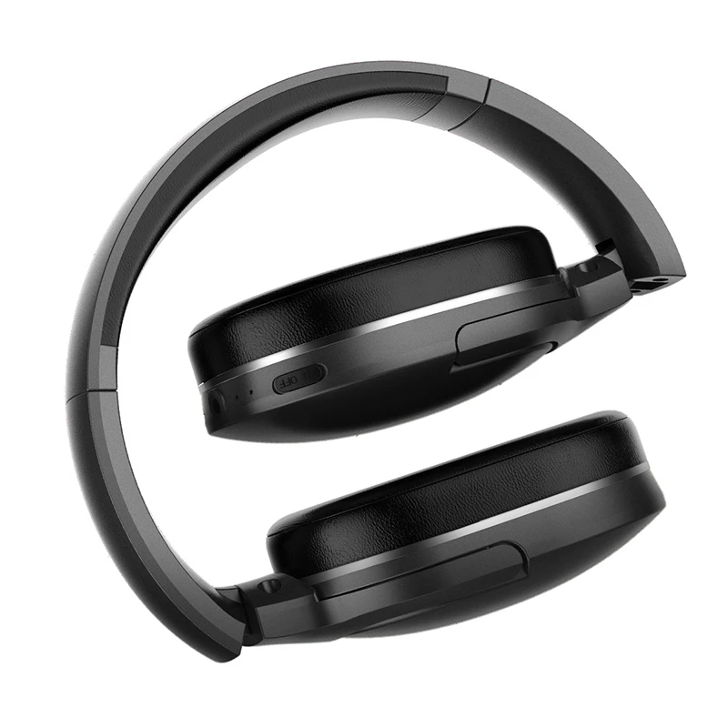 Baseus Bluetooth наушники D02 Беспроводные наушники с микрофоном портативная Bluetooth гарнитура для телефона компьютера проводные наушники - Цвет: Black