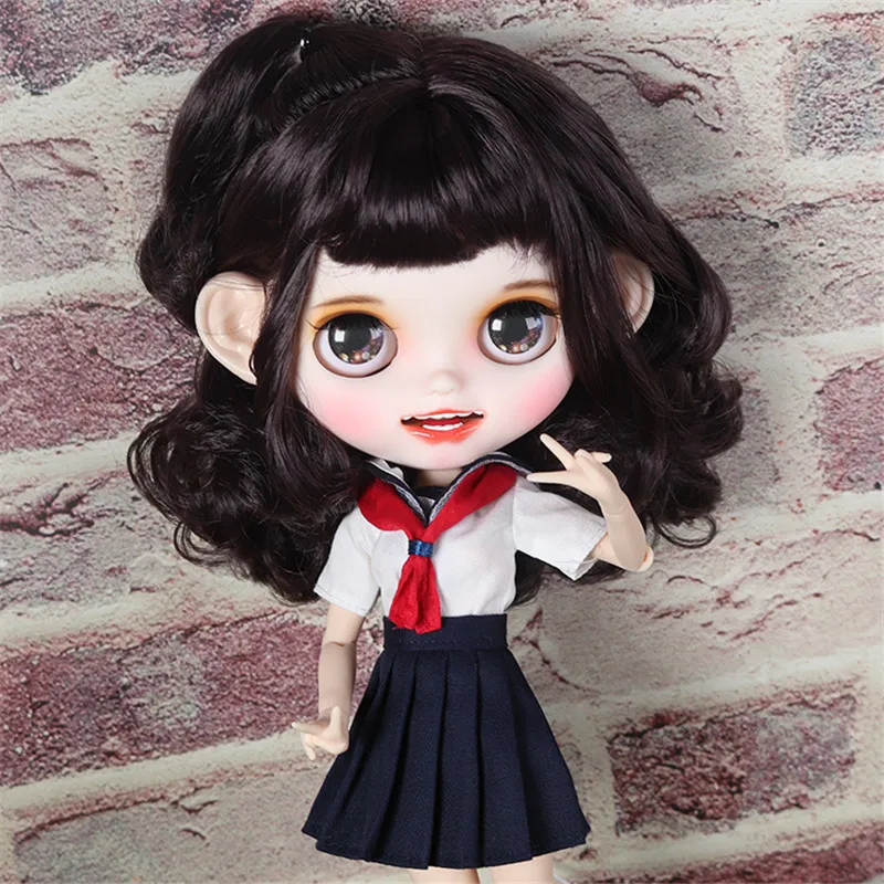 Fortune Days Blyth icy dbs кукла набор школы ubiform включая носки для куклы 12 дюймов косплей платье подарок для девочки