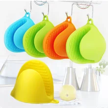 43 грамма цветные креативные силиконовые перчатки высокотемпературные устойчивые анти-крутые перчатки противоскользящие из чистого силикагеля термозащита H