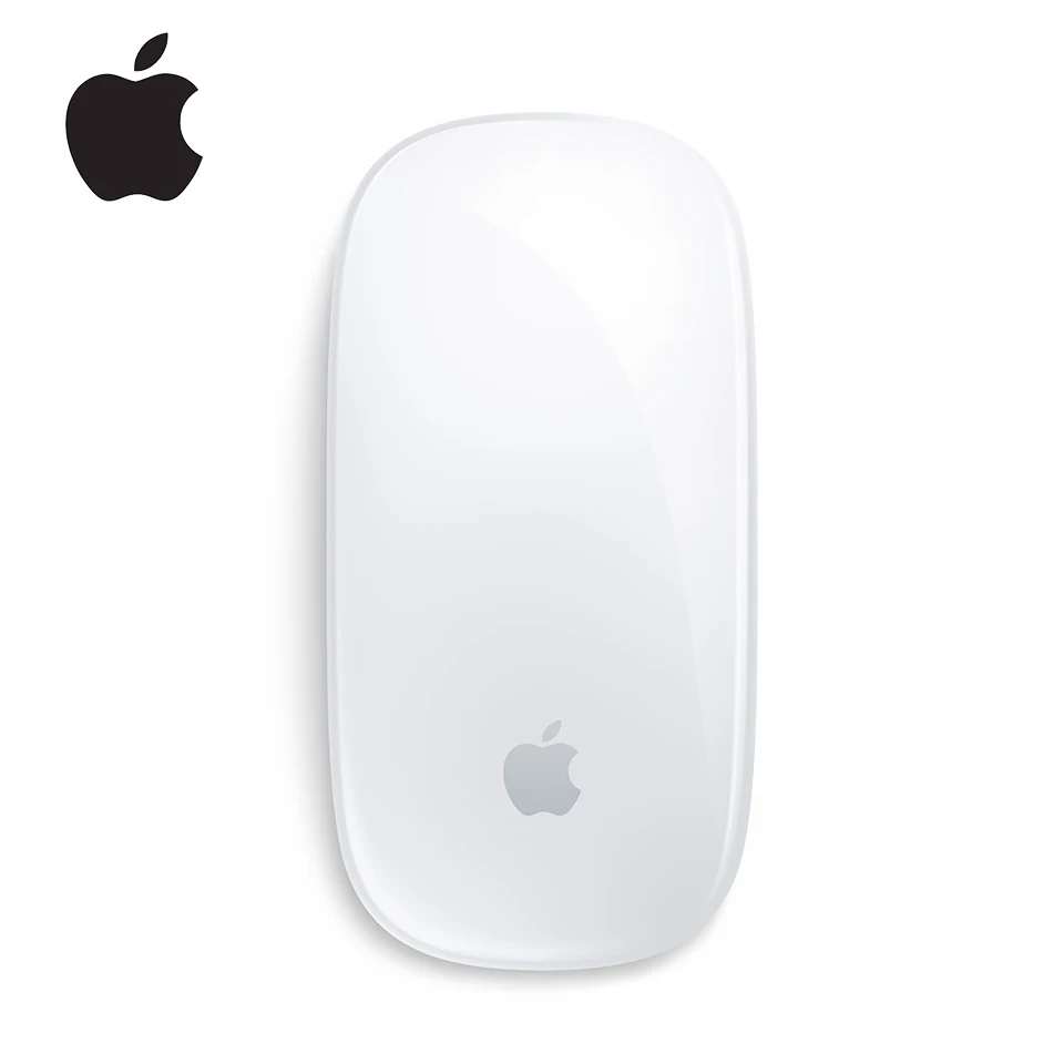 Оригинальная Apple Magic mouse 2 Беспроводная Bluetooth мышь для Mac Book Macbook Air Mac Pro эргономичный дизайн мультитач перезаряжаемая - Цвет: Белый