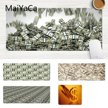 

MaiYaCa New Printed Dollar Comfort Mouse Mat Gaming Mousepad Large Lockedge Mouse pad PC Computer mat