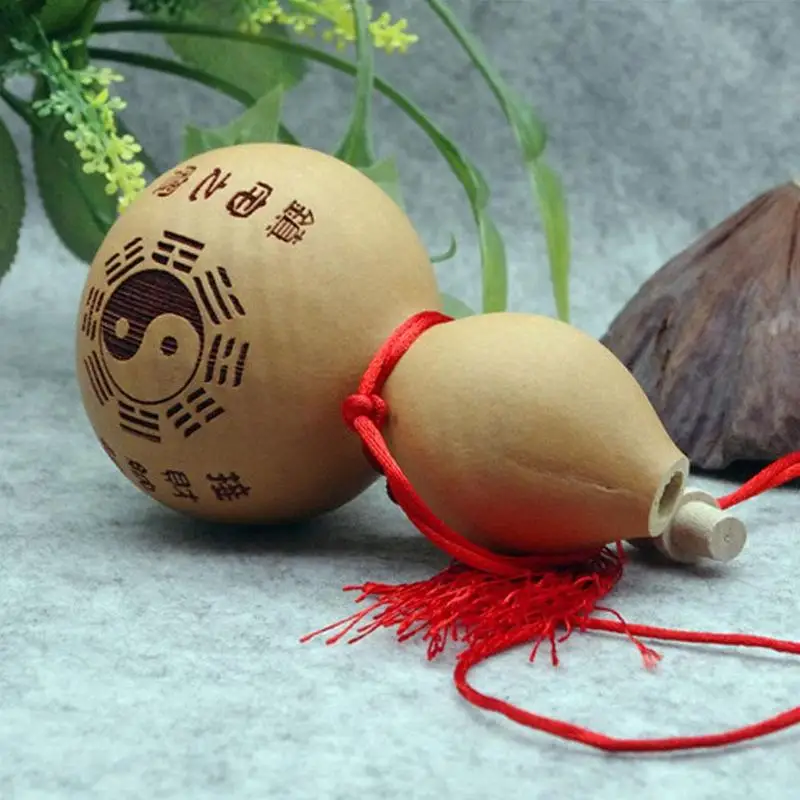 Natural Wooden Gourd Bottle Table Decor Ornament for Wedding Party Christmas Decors DIY Ornaments