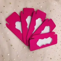 Pink box Коробка для ресниц, розовая упаковка, посылка,, индивидуальная этикетка - Цвет: Pink box