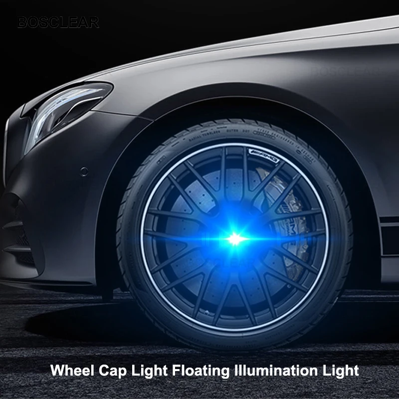 

Hub Light 4PCS Car Floating Illumination Wheel Caps LED Light Center Cover for mercedes benz w204 w203 w205 w210 w211 w212 w213