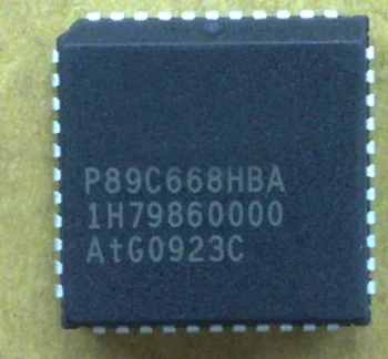 

new 2pcs/lot P89C668HBA P89C668 PLCC44
