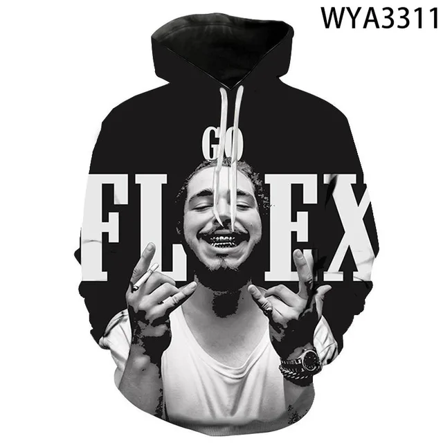 Post Malone "Go Flex" Printed Sweatshirt Hoodie 1