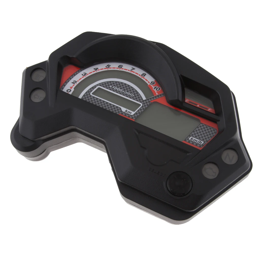 Universal 12V Motorcycle Tachometer Tachometer LCD Digital Tachometer For