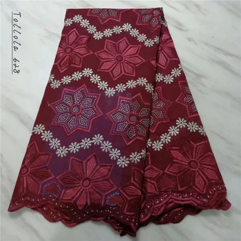 

Latest African Royal Blue Cotton Swiss Voile Lace Fabric High Quality 2019 African Swiss Voile Lace In Switzerland For Party