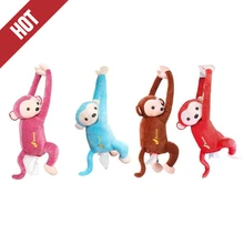 Портативная коробка для бумажных салфеток, обезьяна, животное, мягкий плюш и ПП хлопок, милая индивидуальная Автомобильная подвесная тканевая крышка, держатель