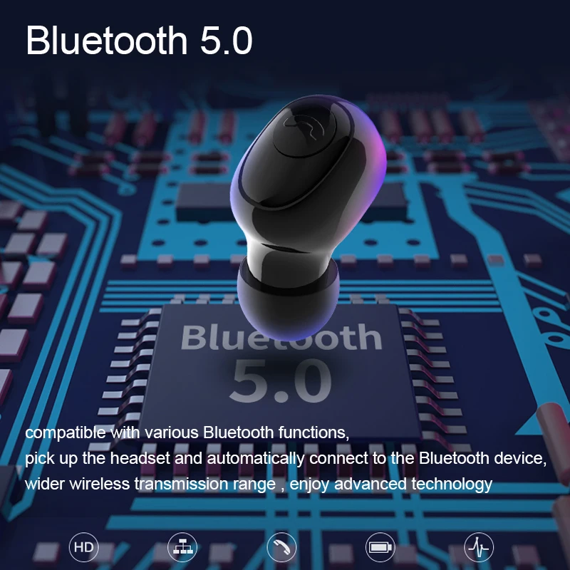 Беспроводная bluetooth-гарнитура G6S настоящий стерео объемный звук бинауральный звонок Светодиодный дисплей питания IPX7 Водонепроницаемая многофункциональная гарнитура