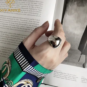

XIYANIKE Minimalist 925 Sterling Silver Ring for Women New Fashion Minimalist Geometric Party Accessories 2020 Fine Jewelry Gift