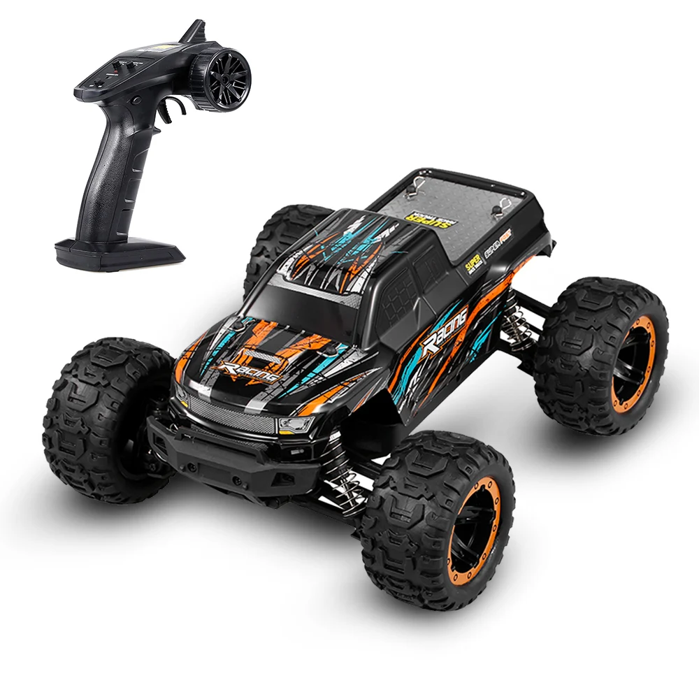 Linxtech 16889 1/16 30 км/ч 4WD RC автомобиль на широкую ногу 2,4G высокого Скорость игрушечных автомобилей дистанционного Управление автомобиль, способный преодолевать Броды для взрослых детей оранжевый