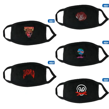 

1PCS juice wrld Cotton Dustproof Mouth Face Mask Kpop Women Men Muffle Face Mouth Masks