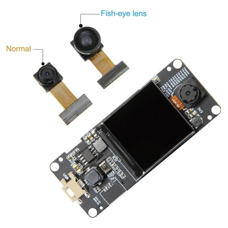 T-camera Plus Esp32-Dowdq6 8Mb Spram модуль камеры Ov2640 1,3 дюймов дисплей камера заднего вида