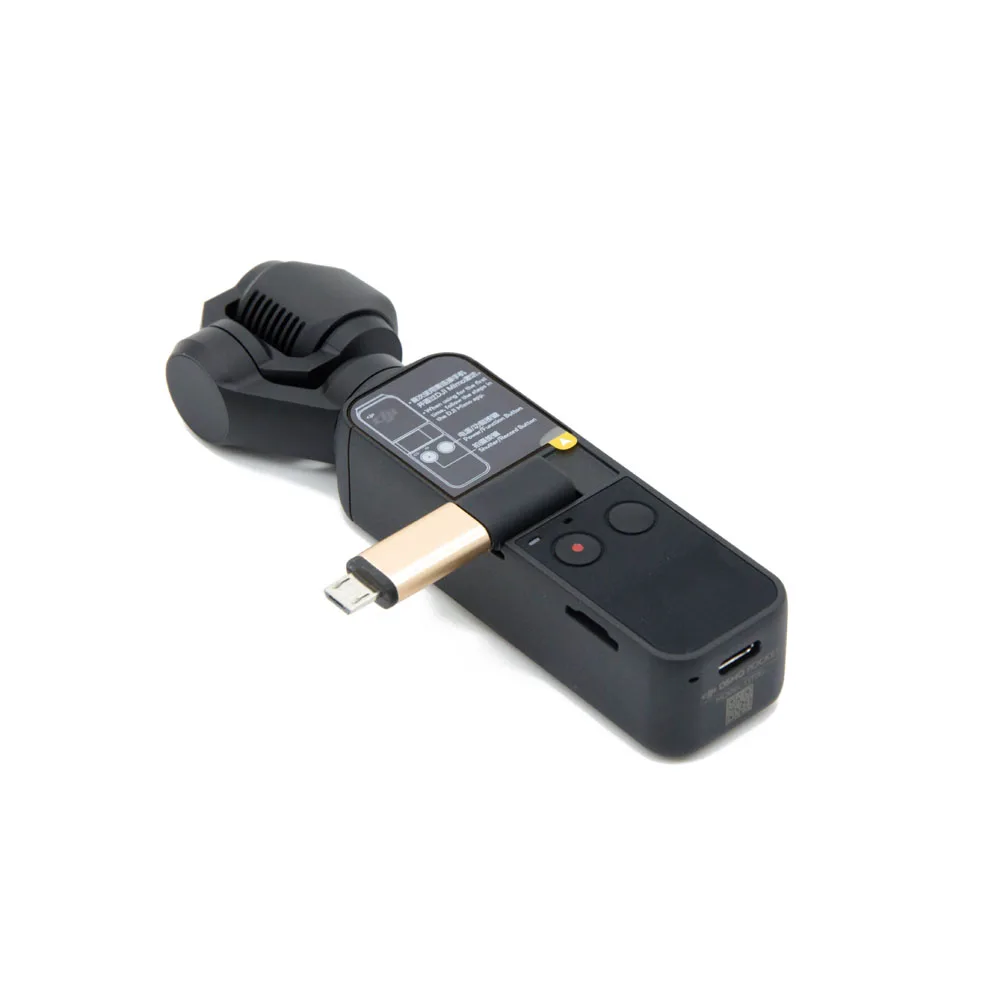 Тип-c к Micro-USB конвертер для DJI OSMO Карманный карданный стабилизатор Аксессуары Быстрый Карманный ручной карданный заменитель адаптера