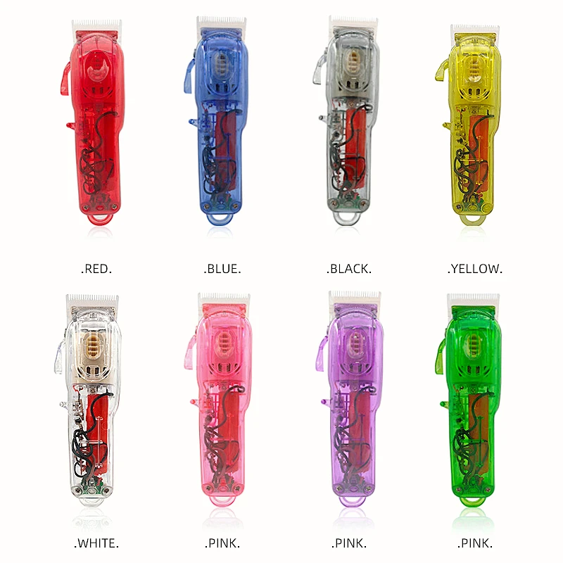 

8Pcs/Set 8 Colors Transparent Modification Electric Clipper CoverElectric Clipper Shell Set For WAHL 8148/8591 G0923