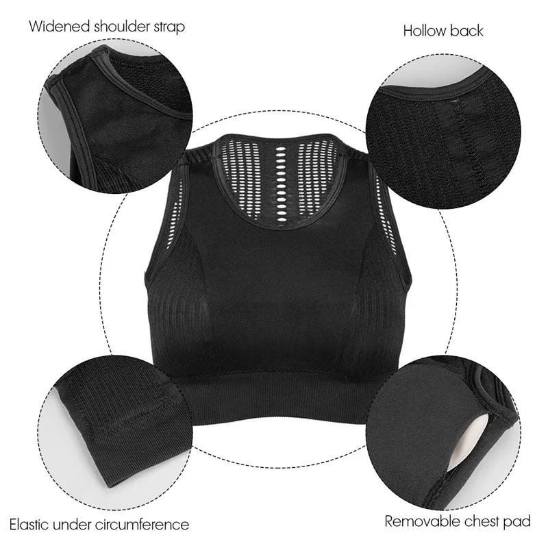 LOOZYKIT, бесшовный спортивный бюстгальтер, мягкий, женский, дышащий, для йоги, топ, для фитнеса, высокая ударопрочность, средняя поддержка, для бега, жилеты, для спортзала, укороченный топ, полые