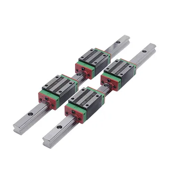 

25mm linear rail HGR25 650/700mm linear guide rail with square slider HGH25CA or HGW25CC flange block cnc ball screw parts