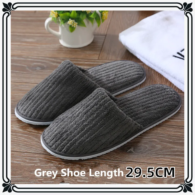 5 Pairs Winter Slippers Men Women  Hotel Disposable Slides Home Travel Sandals Hospitality Footwear One Size on Sale