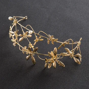 

Bride Headdress Fashion Marriage Ornament Bridal Crown Fashion Bride Wedding Dress Modeling Accessories