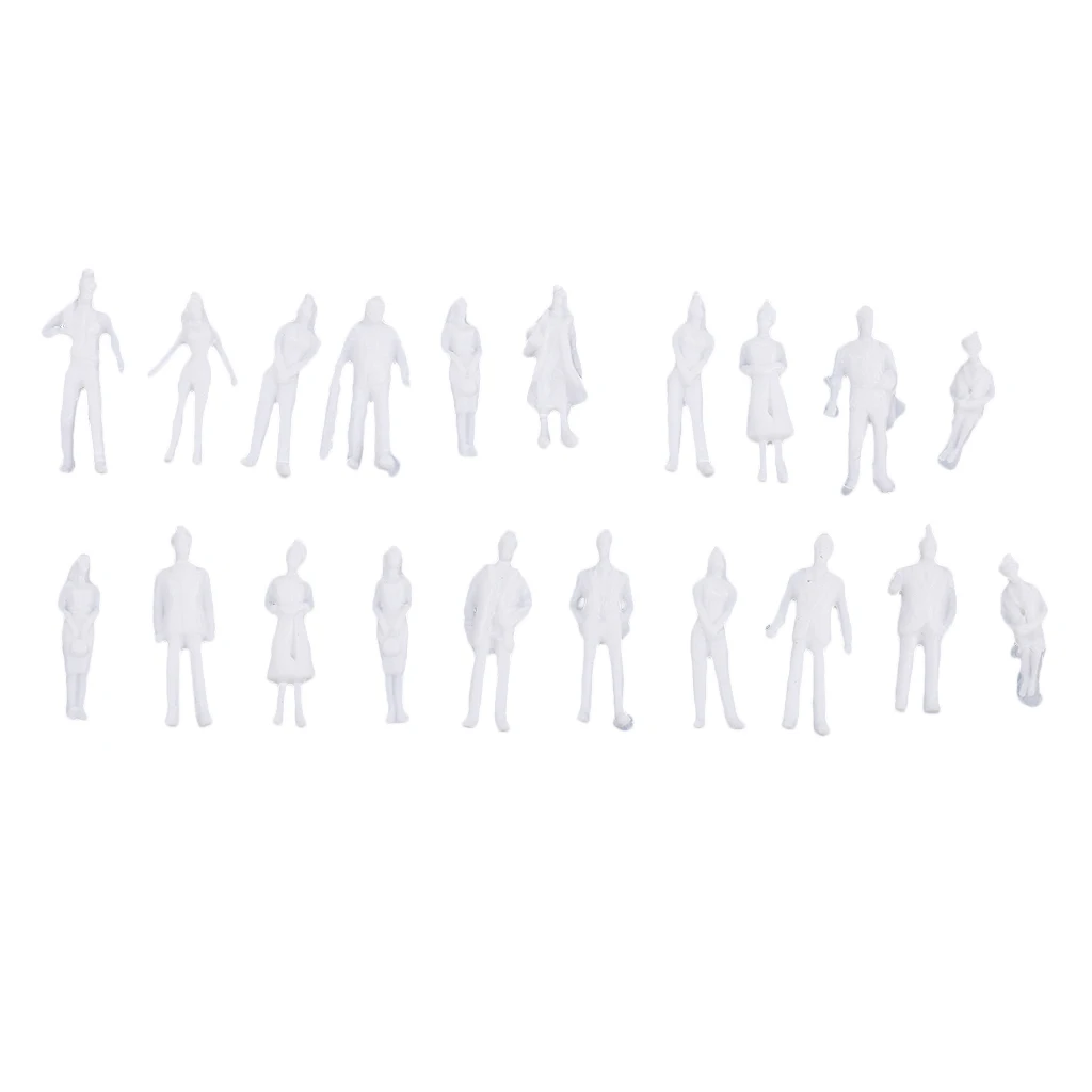 1:100 Scale Model Miniature Figures Architectural Model Human Scale People 3