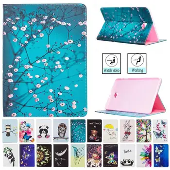 

Flip Stand PU Leather Cover Case For Samsung Galaxy Tab A A6 10.1 T585 T580 SM-T587 T580N Protective Tablet Case With Card Slots